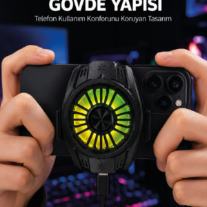 Telefon ve Tablet Uyumlu Manyetik Mobil Soğutucu Fan