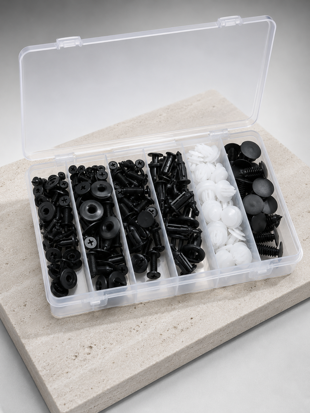Araç Kapı Döşemesi ve Tampon Klipsi Seti Universal Plastik Sabitleme Klipsi 100 Parça