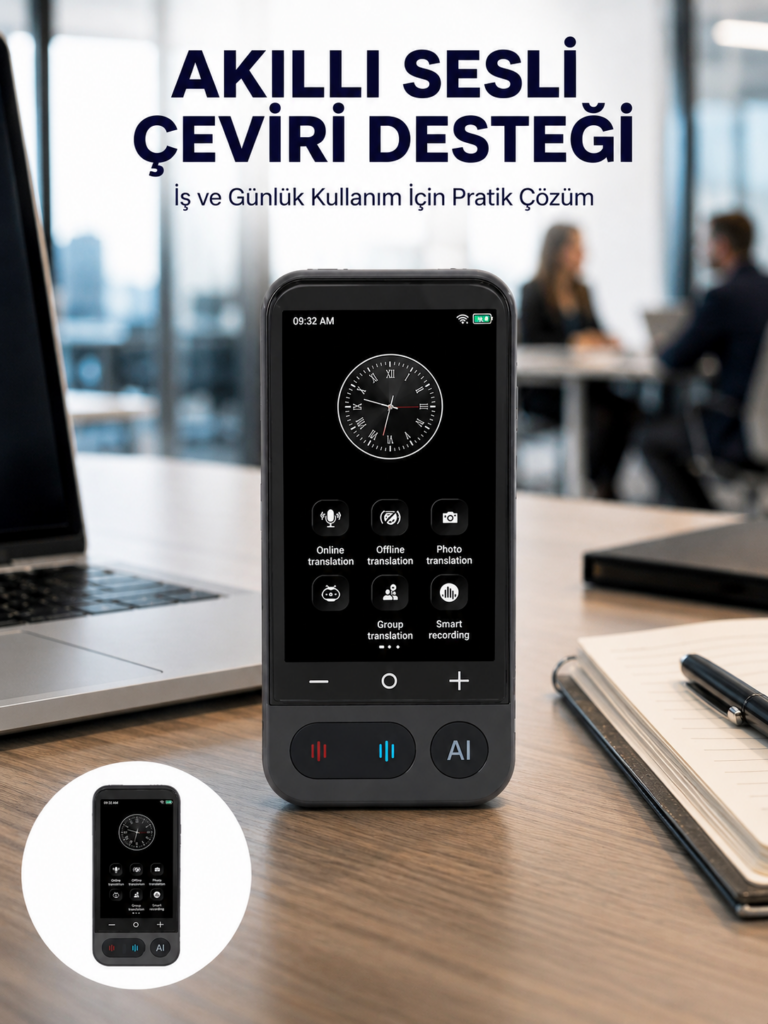 4.0 İnç Dokunmatik Ekranlı Akıllı Çeviri Cihazı Yeni Nesil