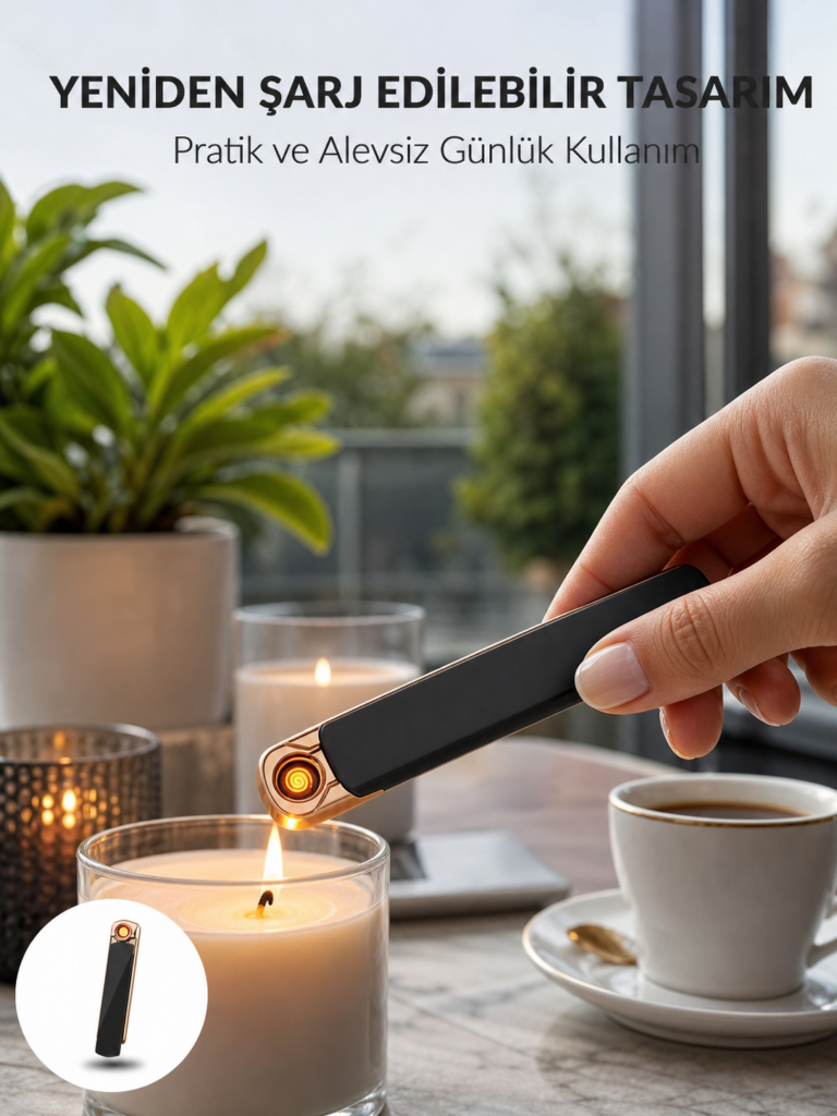Elektronik Çakmak – Lüks Tasarım, Rüzgarda Sönmez Yeni Nesil