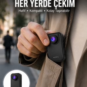 Vlog ve Sosyal Medya Çekimleri İçin Kompakt Taşınabilir Kamera Yeni Nesil
