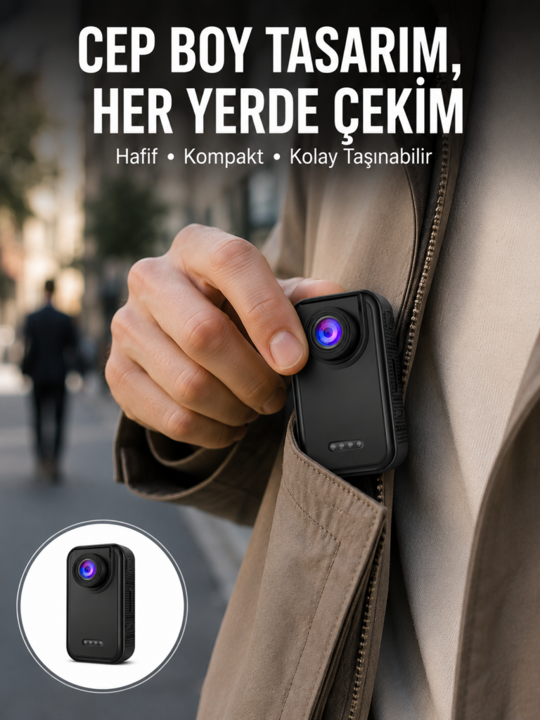 Vlog ve Sosyal Medya Çekimleri İçin Kompakt Taşınabilir Kamera Yeni Nesil