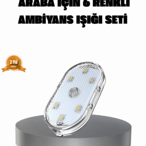 Manyetik Araba İçi Ambiyans LED Işık Seti – Kolay Montajlı ve Kablolara Gerek Yok