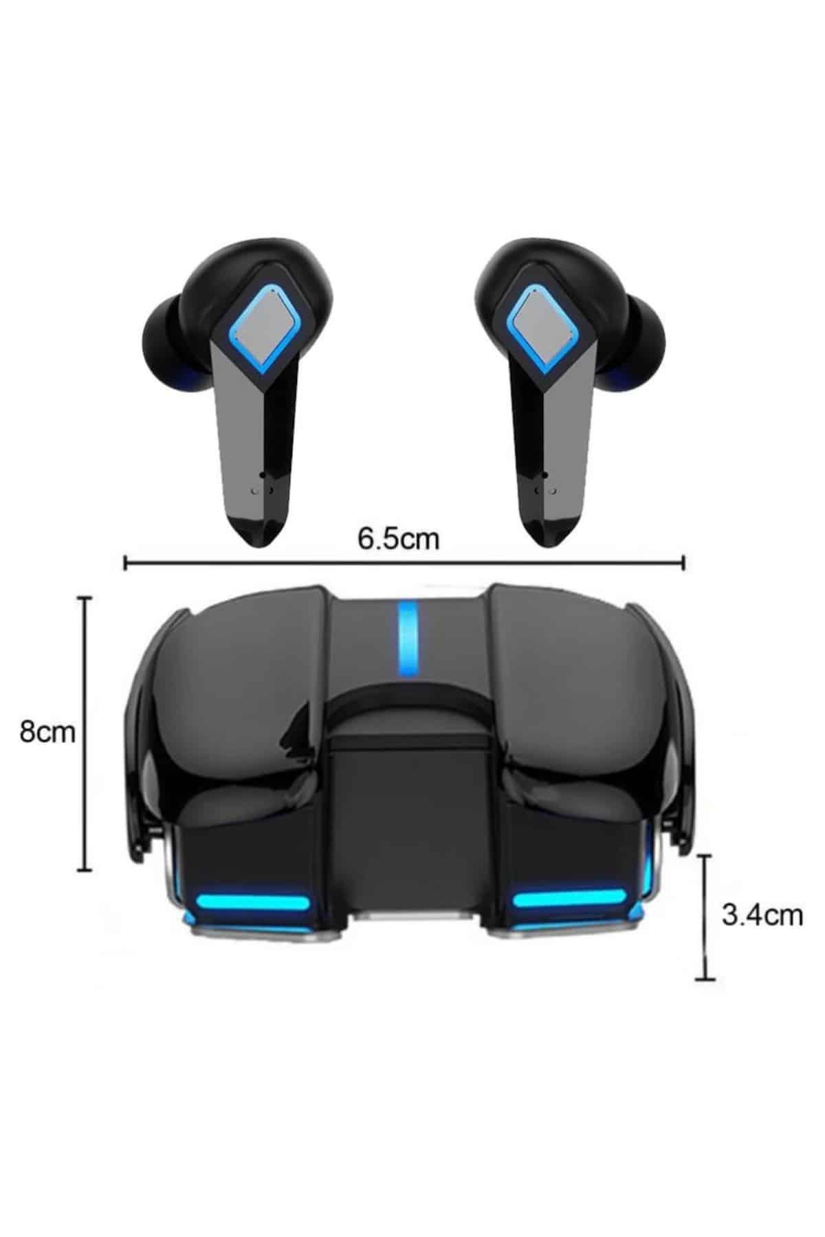 Oyuncu Kulaklığı Gamer Kulaklık ANC Özelliği RGB Işıklı K68 Bluetooth Kulaklık