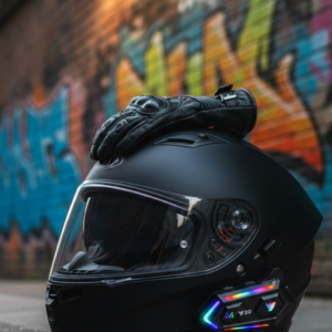 Intercom Mesafeli IPX6 Suya Dayanıklı Kask Kulaklık Sistemi