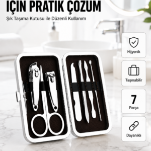 Taşınabilir Çantalı Çok Fonksiyonlu Bakım Seti