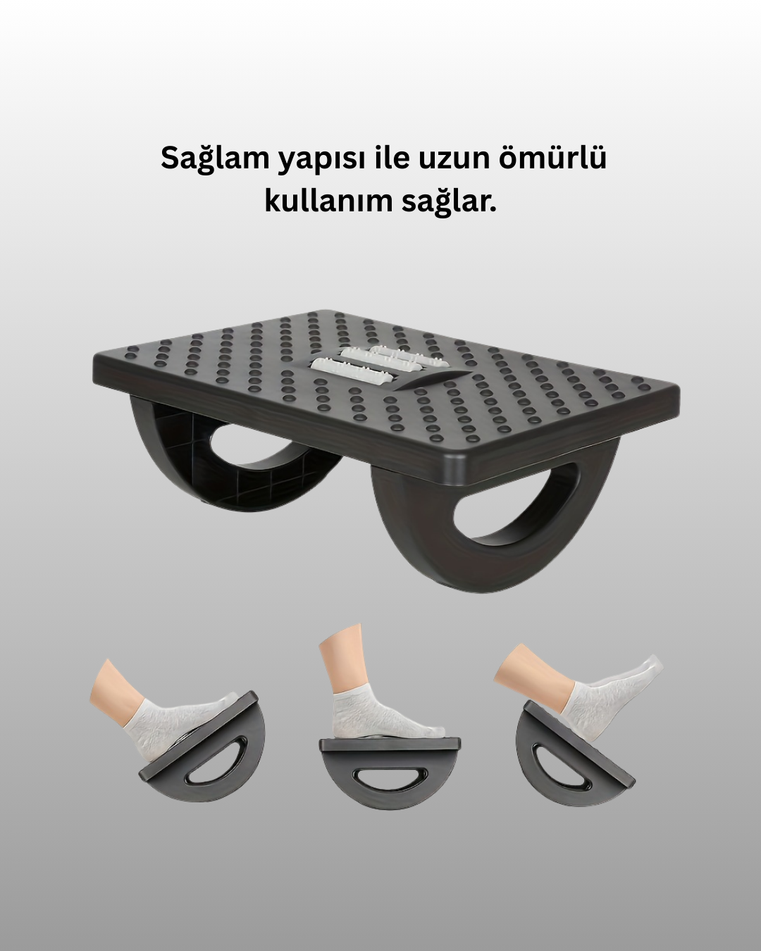 Kaymaz Yüzeyli Ayak Masaj Aleti – 9 Kademeli Isıtma Teknolojisi