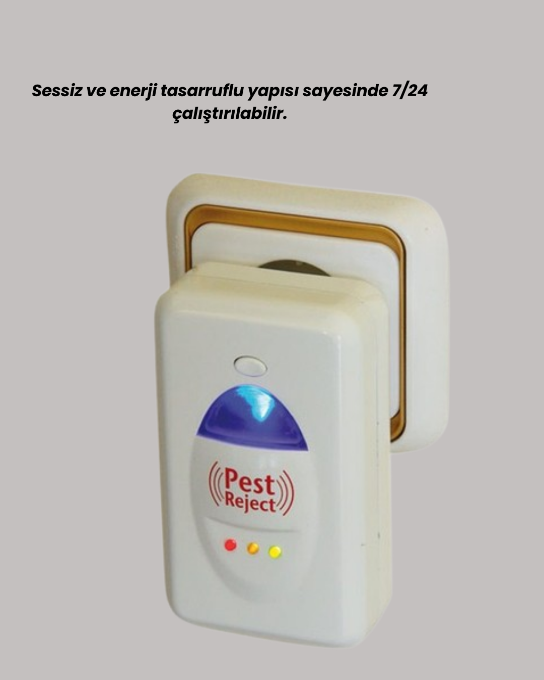 Geniş Alan Kapasiteli Sessiz Enerji Tasarruflu Haşere Kovucu