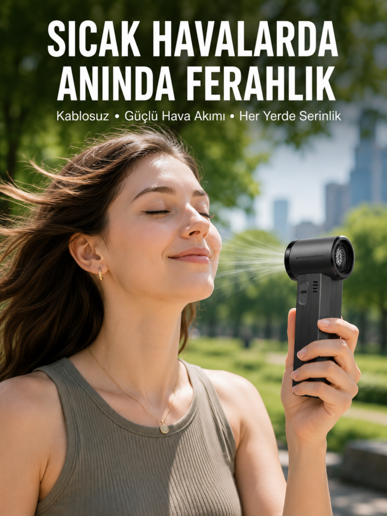 Turbo Motorlu Çok Amaçlı Temizlik ve Soğutma Cihazı Yeni Nesil