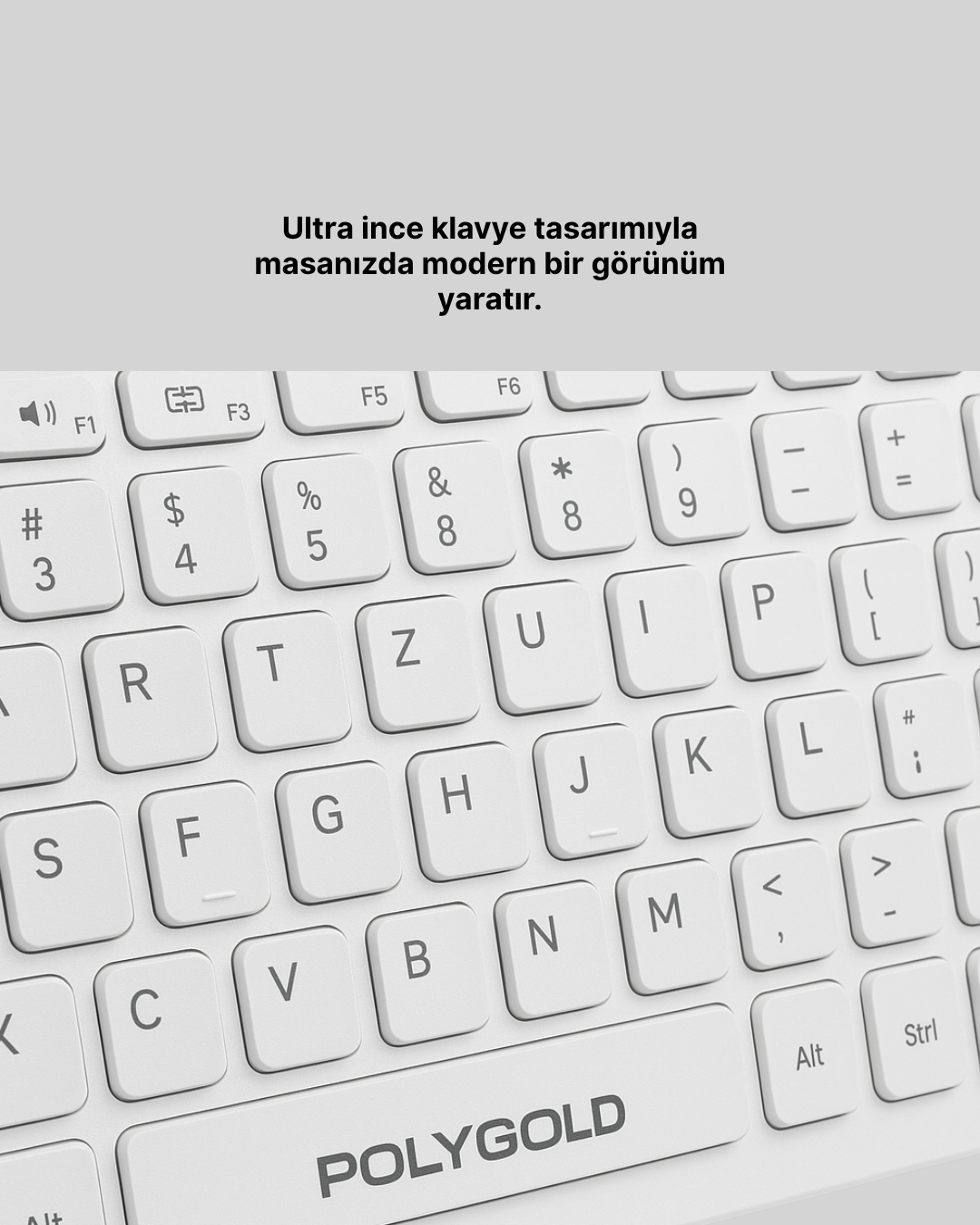 Tam Boy Kablosuz Klavye Mouse Seti - Gelişmiş Bağlantı ve Sessiz Performans