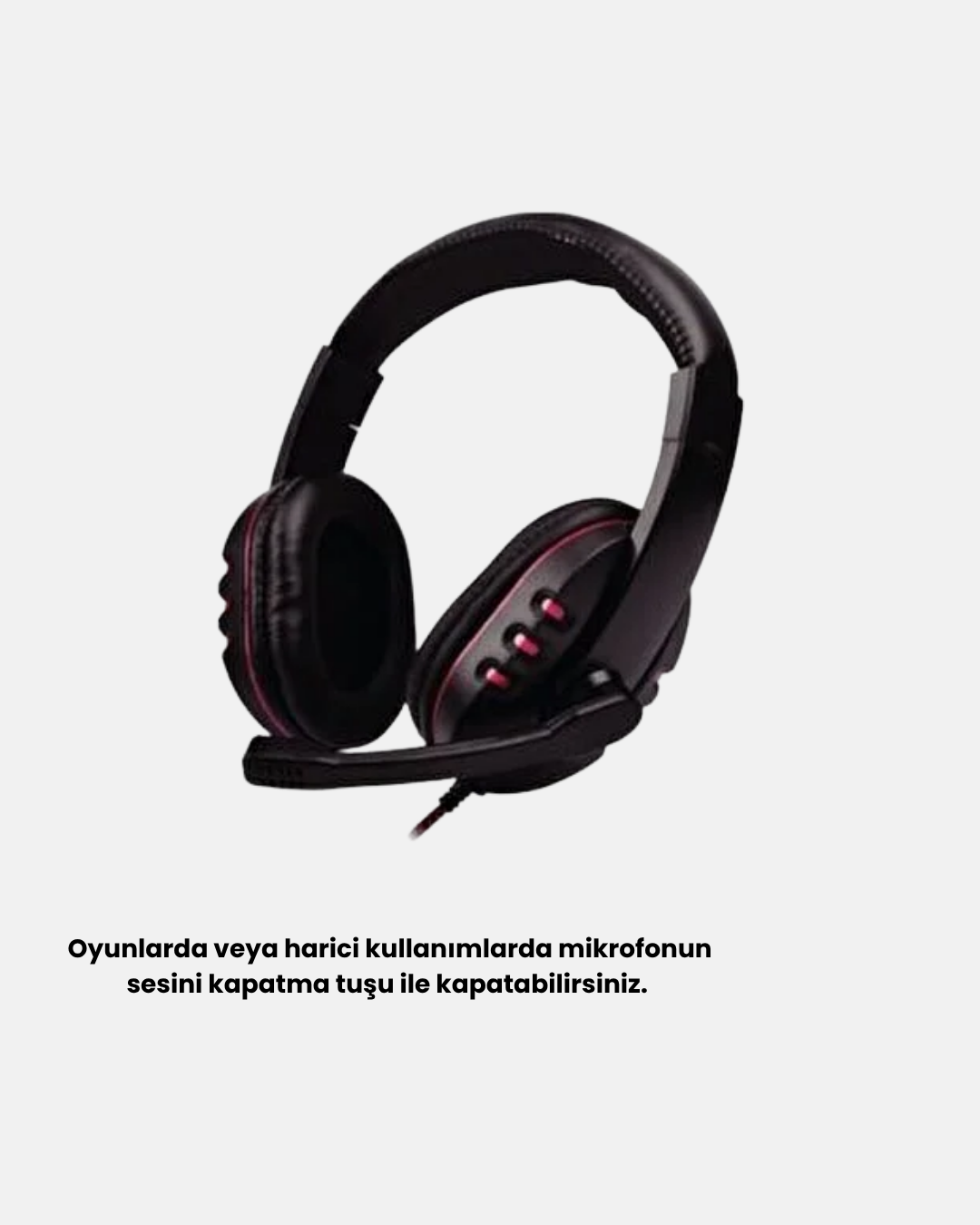 Profesyonel Gaming Kulaklık – Mikrofonlu, Yumuşak Pedli, Stereo Ses Kalitesi, Tere Dayanıklı