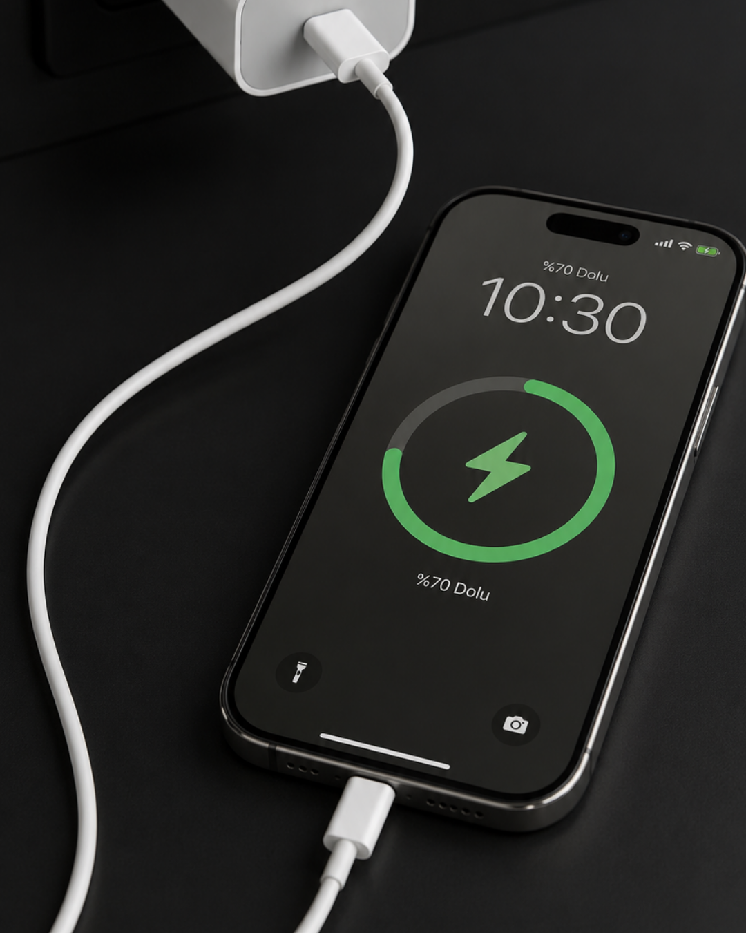 iPhone 13 12 11 XR XS X SE 2022 2020 20W Lightning Şarj Cihazı