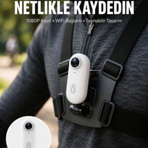 Suya ve Darbeye Dayanıklı Kompakt Spor Kamera 1080P Yeni Nesil
