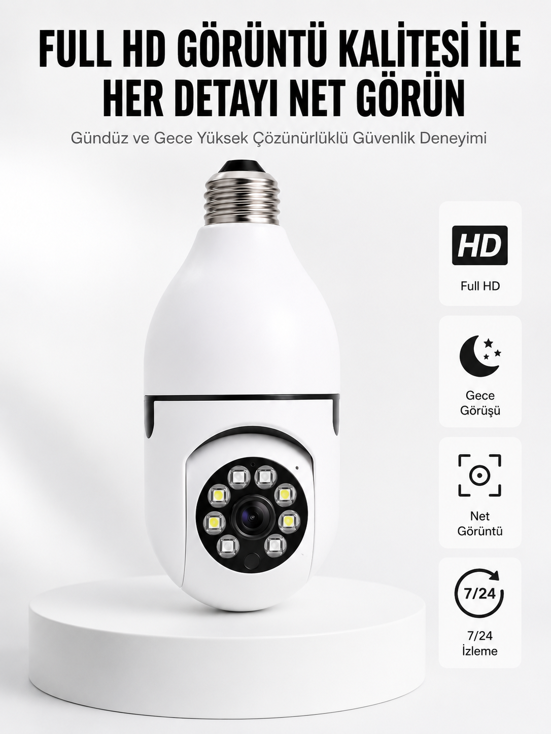 İki Yönlü Ses Destekli Full HD Akıllı Kamera Yeni Nesil