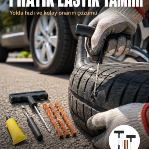 Otomobil Motosiklet Bisiklet İçin Güvenli Lastik Tamir Kiti