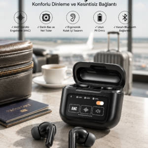Kablosuz Kulaklık Yeni Nesil Bluetooth Kulaklık ANC Özelliği