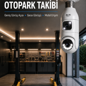 360° Ev İzleme Wi-Fi Çift Lens Akıllı Ampul Kamera