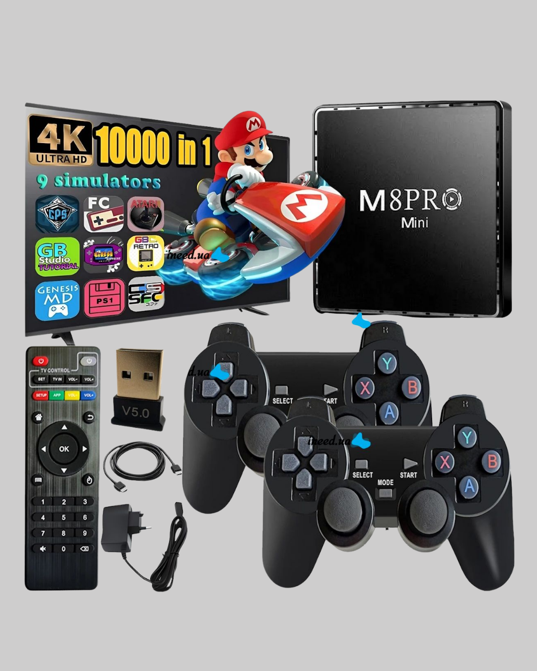 M8Pro Mini 2 10K Android TV Box – Oyun Konsolu ve Akıllı Medya Merkezi