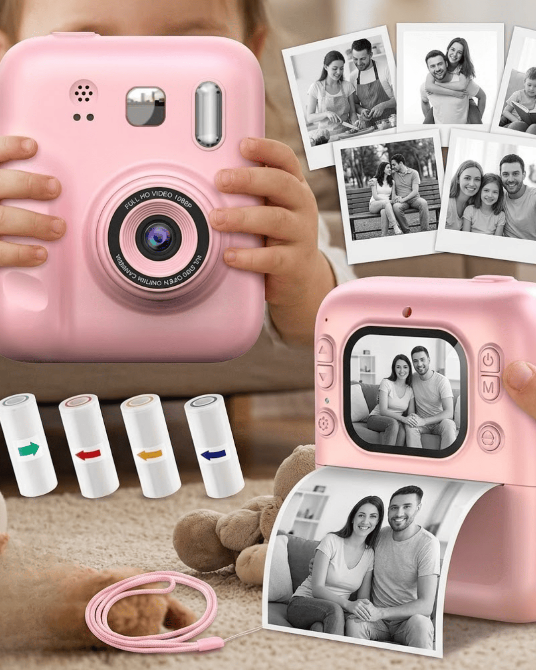 Y300H PRİNTER KAMERA PEMBE