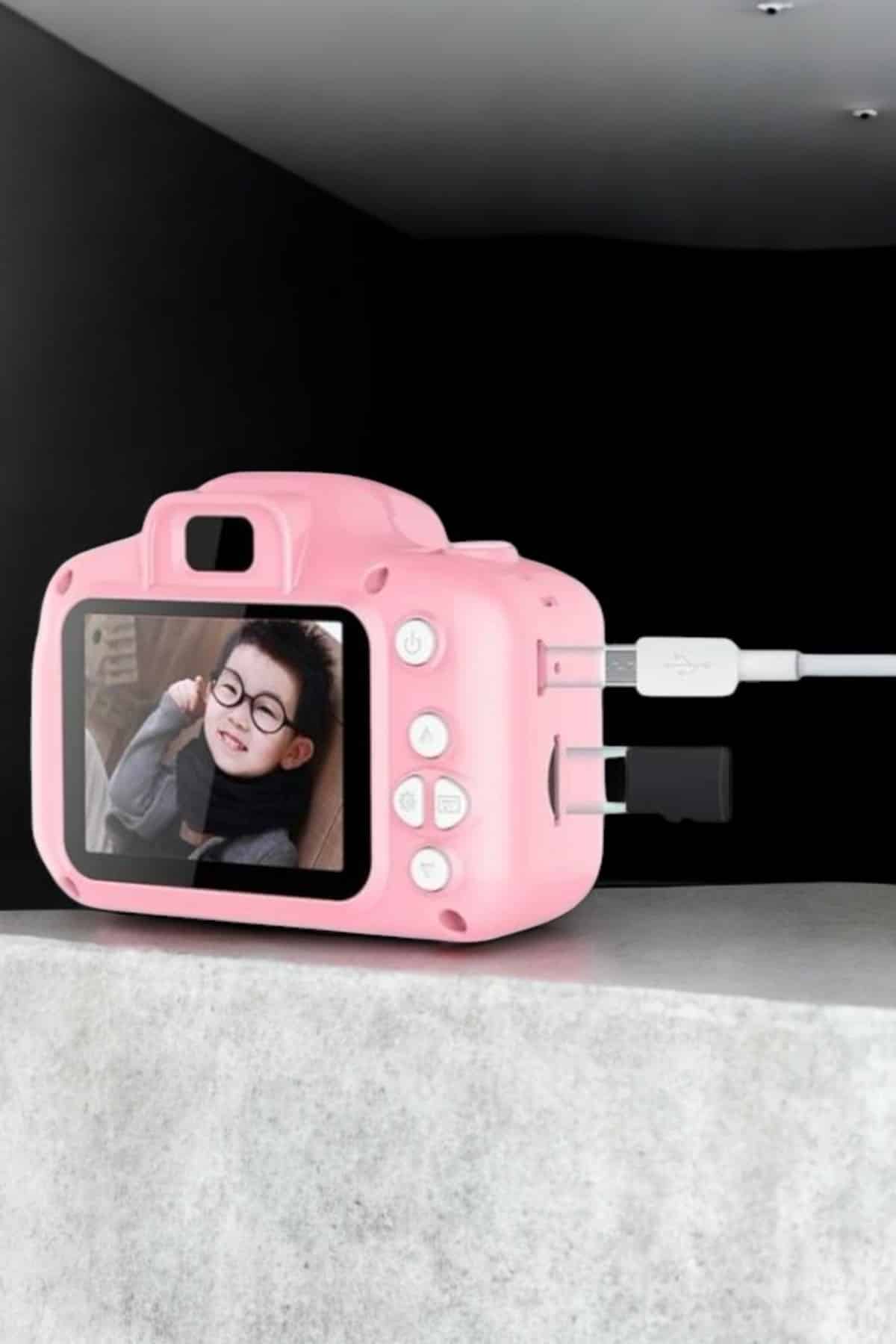 Çocuklara Özel Dijital Fotoğraf Makinesi Mini 1080P HD Kaliteli