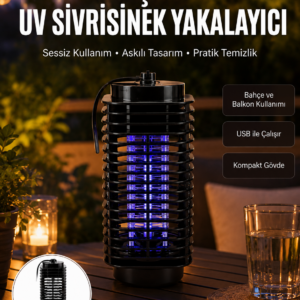Çevre Dostu Elektrikli Sivrisinek Öldürücü Lamba – 50m² Etki Alanı