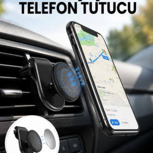 Güçlü Mıknatıslı Araç İçi Telefon Tutucu – Evrensel Uyum Yeni Nesil