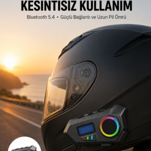 Bluetooth 5.4 Kablosuz Hoparlör IP65 Su Geçirmez ve 40 Saat Uzun Pil Ömürlü