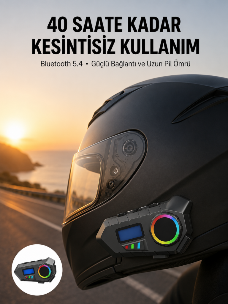 Bluetooth 5.4 Kablosuz Hoparlör IP65 Su Geçirmez ve 40 Saat Uzun Pil Ömürlü