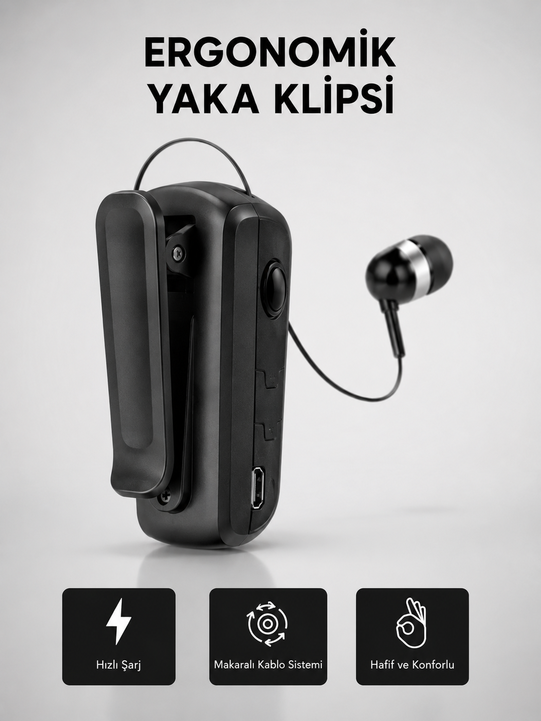 Kablosuz Bluetooth Kulaklık – Gürültü Önleyici, Uzun Pil Ömürlü, Çift Cihaz Bağlantılı