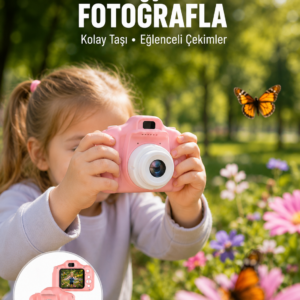 Mini HD Video Kamera Fotoğraf Çekimli Şarj Edilebilir Bataryalı Genişletilebilir Hafızalı Yeni Nesil