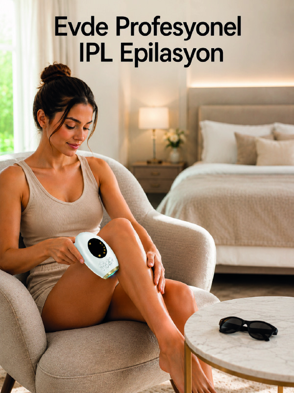Buz Başlıklı IPL Lazer Epilasyon Cihazı