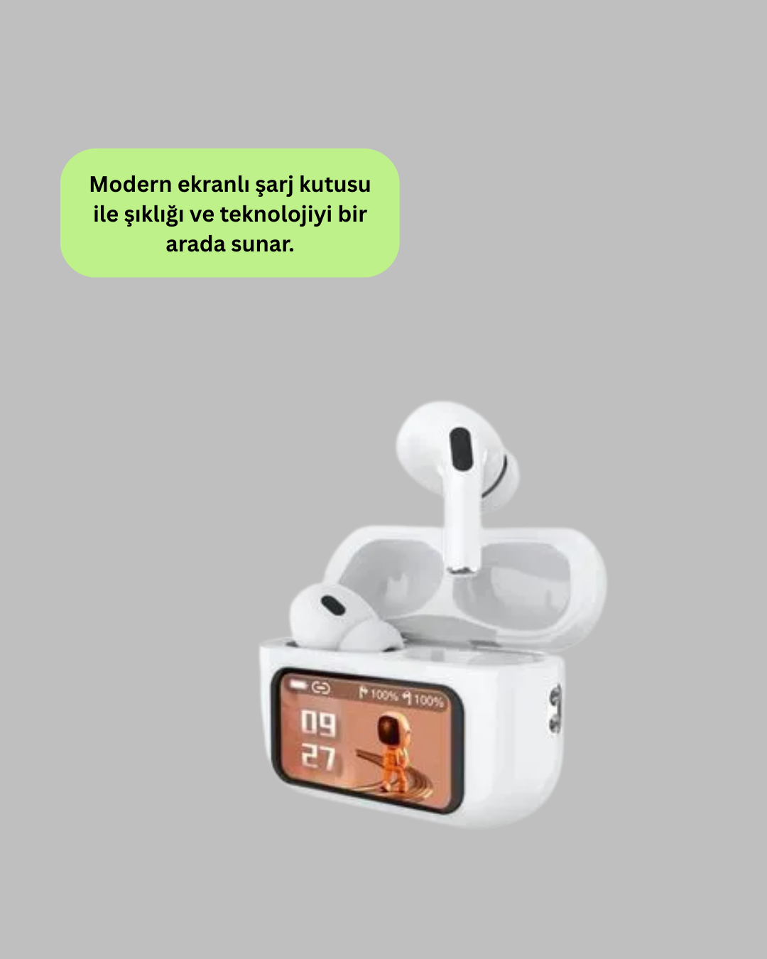 Tüm Telefonlarla Uyumlu ANC Özellikli Dokunmatik Bluetooth Kulaklık Yeni Nesil