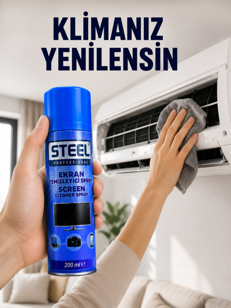 Klima Kanallarında Etkili Temizlik Sağlayan Sprey
