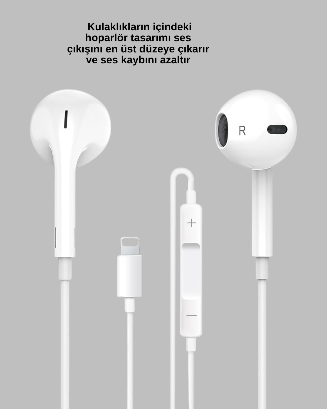 Konforlu Ergonomik Kare Tasarımlı Müzik ve Çağrı Kulaklığı Yeni Nesil
