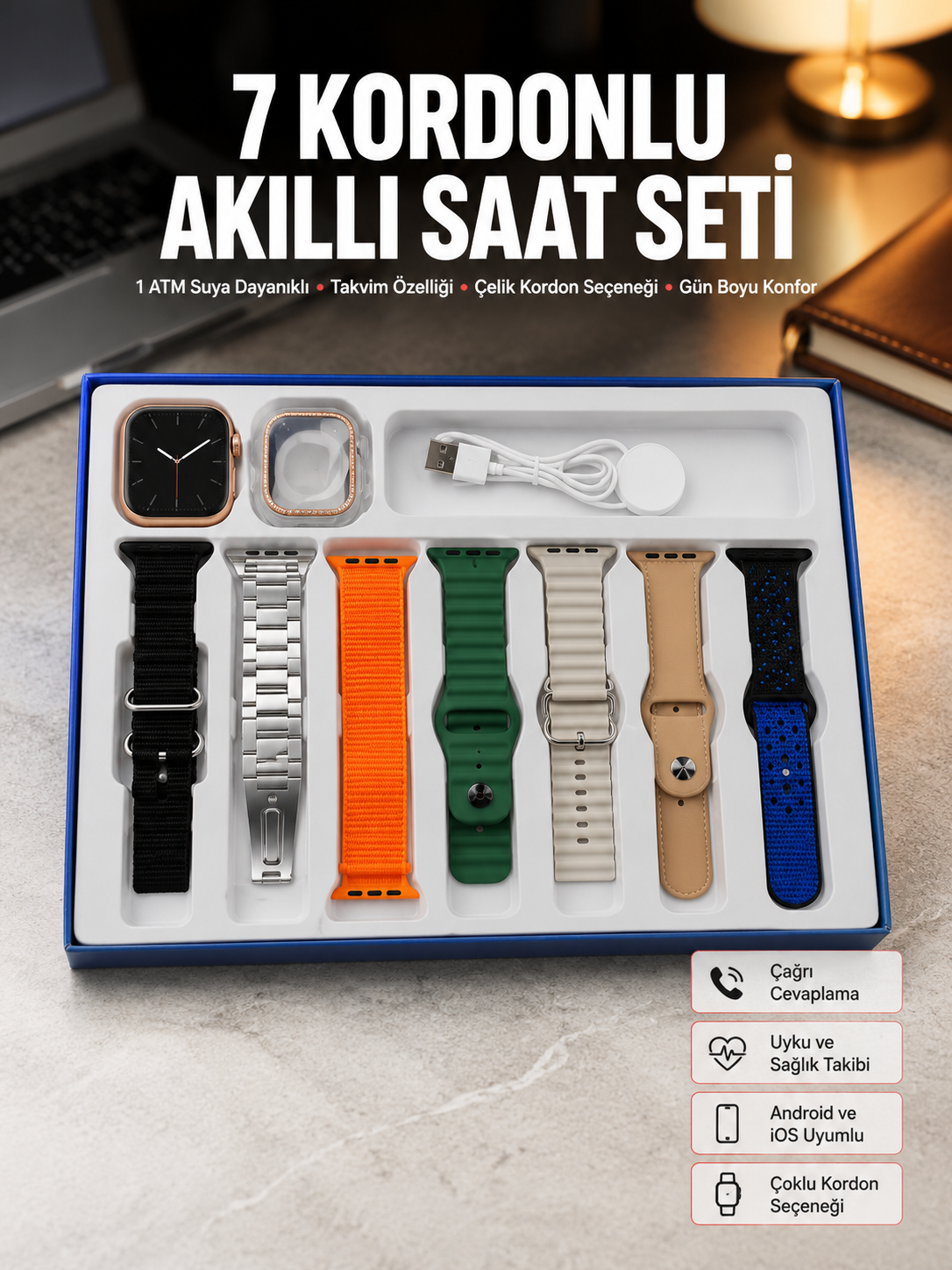 Akıllı Saat Unisex Akıllı Saat Çoklu Kordon Seçeneği Çelik Kordon Plastik Kordon Yeni Nesil
