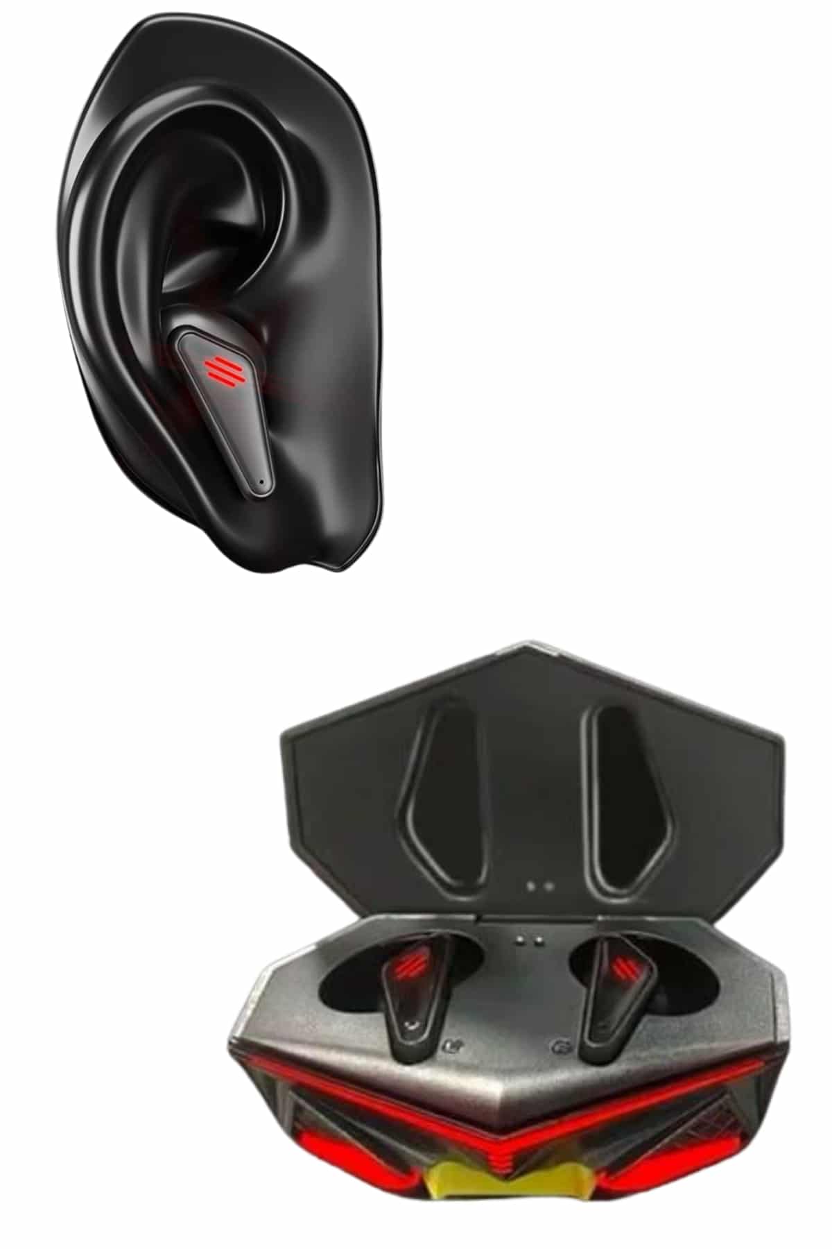 Bluetooth Kulaklık HD Ses Kaliteli Işıklı Metal Kasa Ios Android Uyumlu Mikrofonlu Yeni Nesil