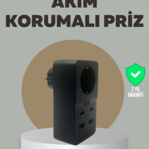 Akıllı Akım Dengelemeli Priz 2500W 4 USB Type C Çıkışlı