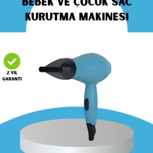 Mini Saç Kurutma Makinesi – Sessiz, Güvenli ve Hafif – Çocuklar İçin Özel Tasarım