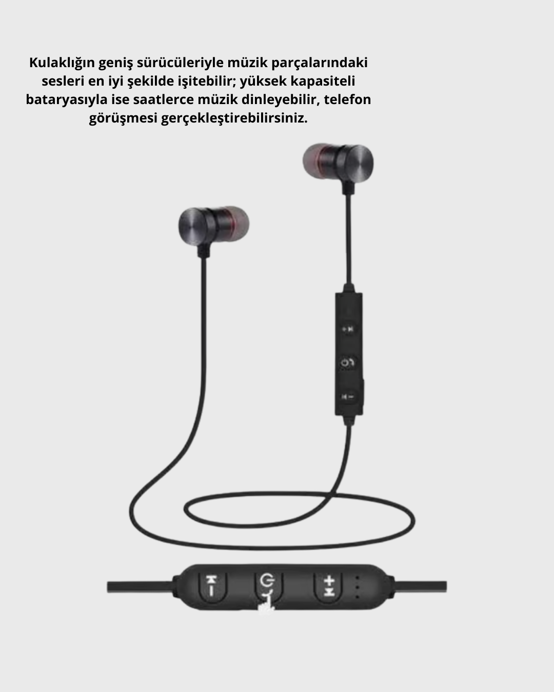 M6 Akıllı Bileklik ve Bluetooth Spor Kulaklık 2’li Set