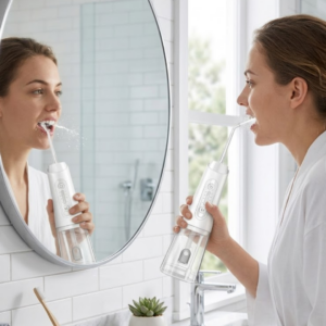 Kablosuz Ağız Duşu IPX7 Su Geçirmez 320 ml Hazneli Güçlü Su Basınçlı