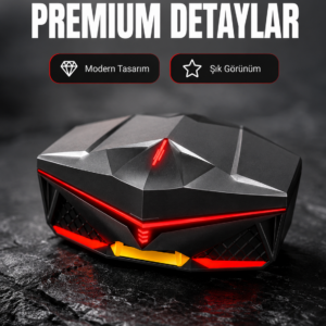 Kablosuz Bluetooth 5.0 Metal Kasa Gaming Kulaklık Yeni Nesil