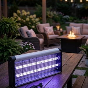 Ev Balkon Mutfak İçin Elektrikli Sinek Savar 10W UV Işıklı Lamba