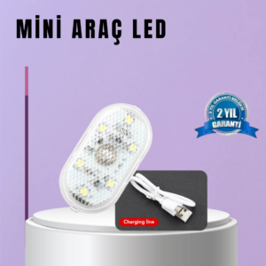 Araç İçi ve Ev Kullanımı İçin 7 Renkli Dekoratif LED Lamba