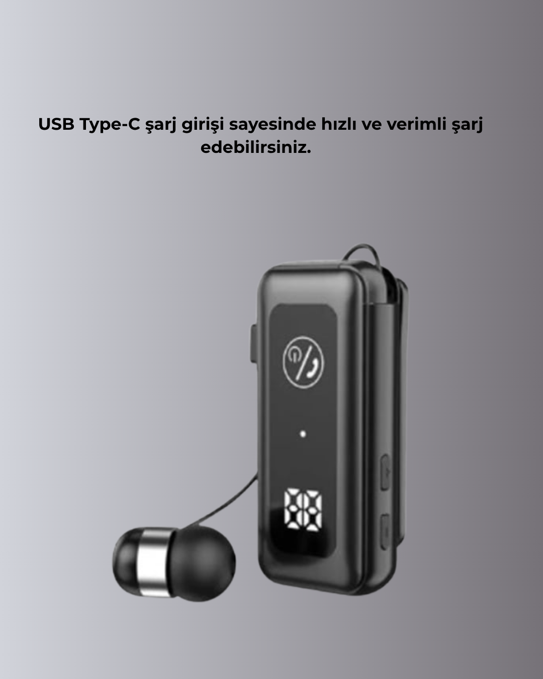 MikroSD Kartlı, Titreşimli Uyarılı Bluetooth 5.2 Kulaklık
