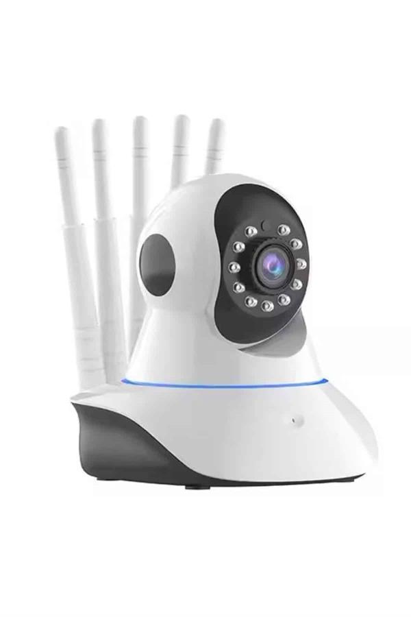 LED Aydınlatmalı 5 Antenli Motorlu 1080P Wifi Kamera Sensörlü Yeni Nesil