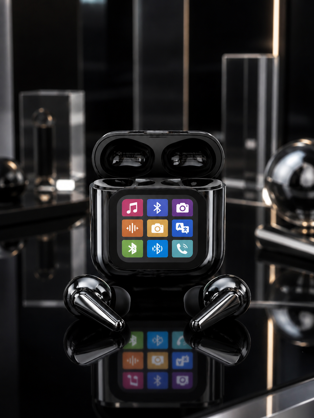 AI Bluetooth Kulaklık Akıllı Dokunmatik Kontrol Özellikli