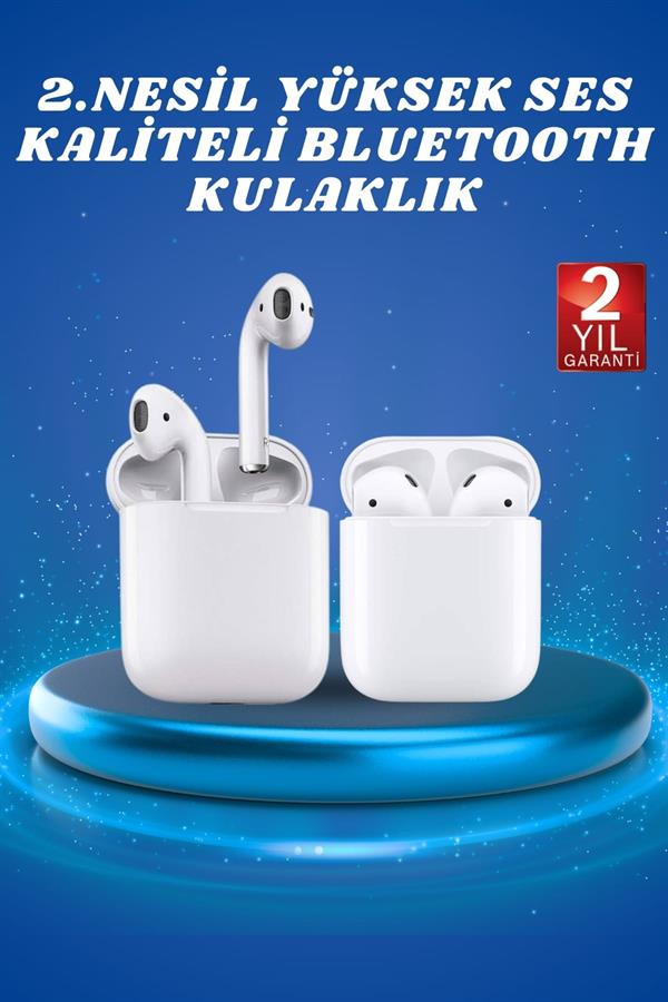 2.Nesil Yeni Model TWS Bluetooth Kulaklık Dokunmatik Kontrol Yüksek Ses Kaliteli Yeni Nesil