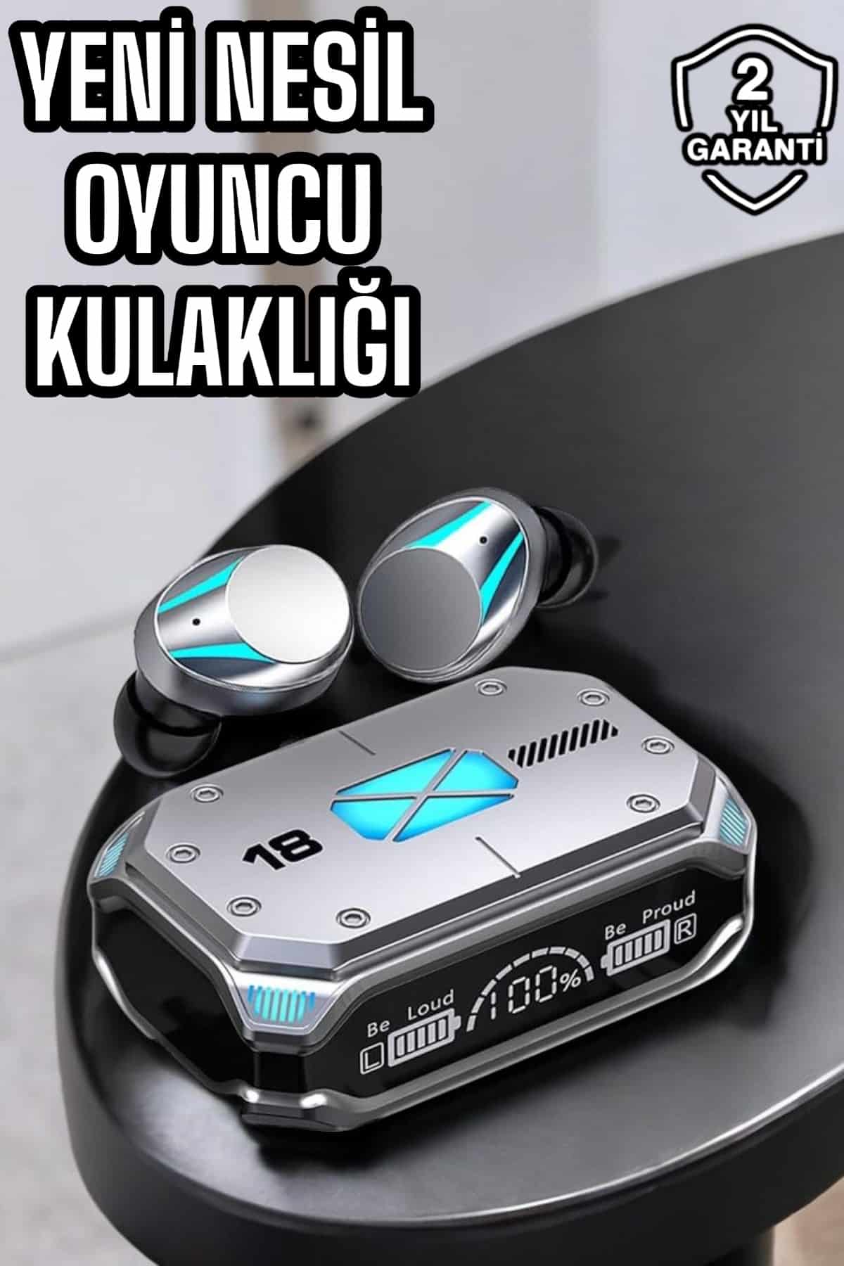 Dijital Göstergeli 5.3 Bluetooth Yeni Nesil Kablosuz Kulaklık