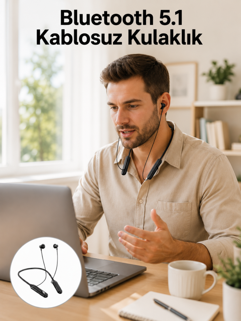 TWS Bluetooth Kulaklık – 100 Saat Bekleme Süresi, Hızlı Şarj Yeni Nesil