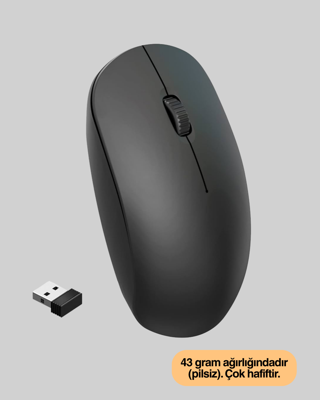Ayarlanabilir DPI Özellikli Mouse – Sessiz, Estetik ve Uyumlu